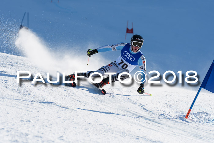 FIS Riesenslalom, Damen + Herren, Oberjoch, Bay. Jugendmeisterschaft, 14.02.2018