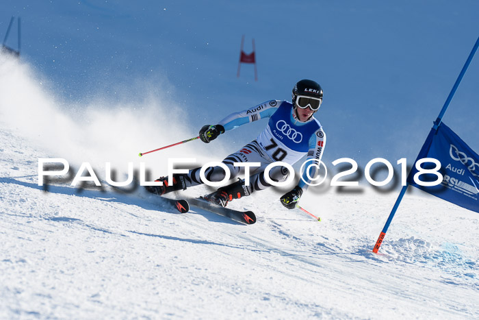 FIS Riesenslalom, Damen + Herren, Oberjoch, Bay. Jugendmeisterschaft, 14.02.2018