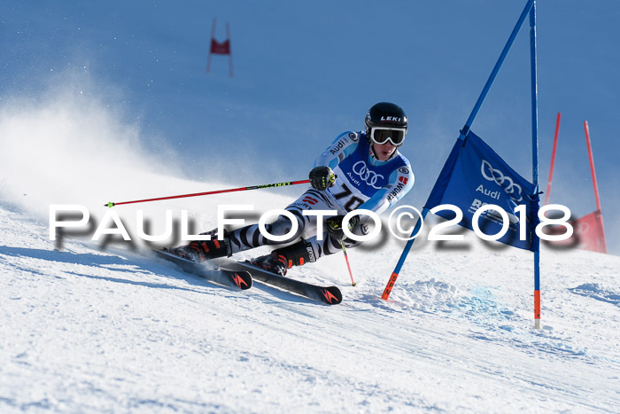 FIS Riesenslalom, Damen + Herren, Oberjoch, Bay. Jugendmeisterschaft, 14.02.2018