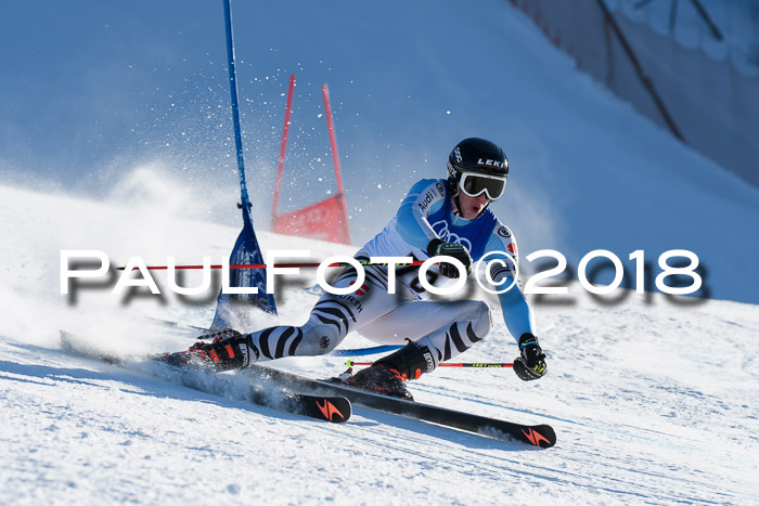 FIS Riesenslalom, Damen + Herren, Oberjoch, Bay. Jugendmeisterschaft, 14.02.2018