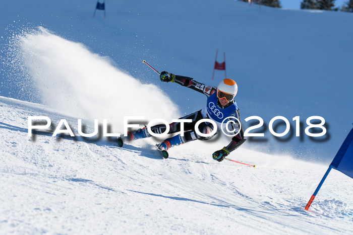 FIS Riesenslalom, Damen + Herren, Oberjoch, Bay. Jugendmeisterschaft, 14.02.2018