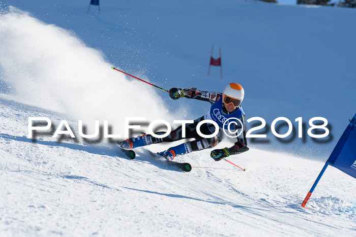 FIS Riesenslalom, Damen + Herren, Oberjoch, Bay. Jugendmeisterschaft, 14.02.2018