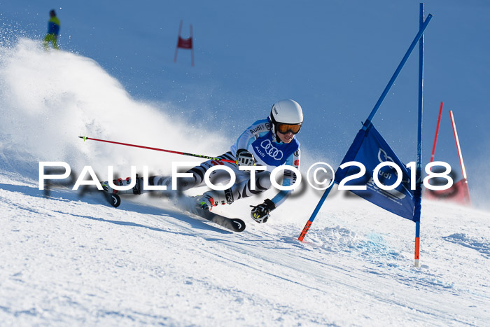 FIS Riesenslalom, Damen + Herren, Oberjoch, Bay. Jugendmeisterschaft, 14.02.2018