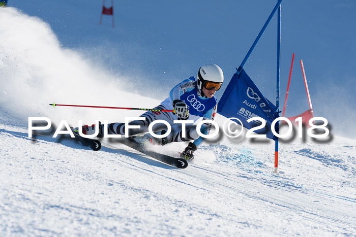 FIS Riesenslalom, Damen + Herren, Oberjoch, Bay. Jugendmeisterschaft, 14.02.2018