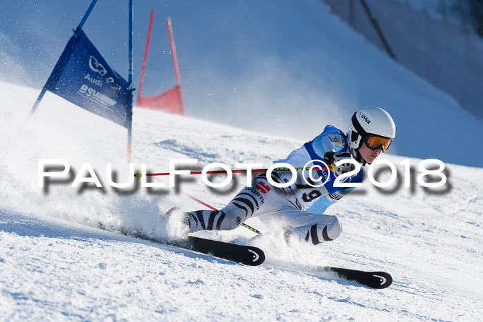 FIS Riesenslalom, Damen + Herren, Oberjoch, Bay. Jugendmeisterschaft, 14.02.2018