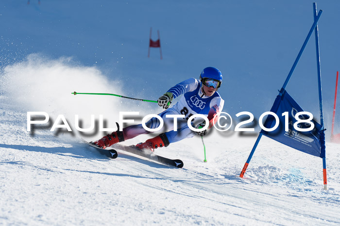 FIS Riesenslalom, Damen + Herren, Oberjoch, Bay. Jugendmeisterschaft, 14.02.2018