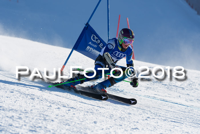 FIS Riesenslalom, Damen + Herren, Oberjoch, Bay. Jugendmeisterschaft, 14.02.2018