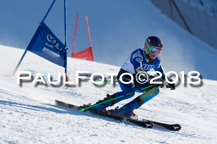 FIS Riesenslalom, Damen + Herren, Oberjoch, Bay. Jugendmeisterschaft, 14.02.2018