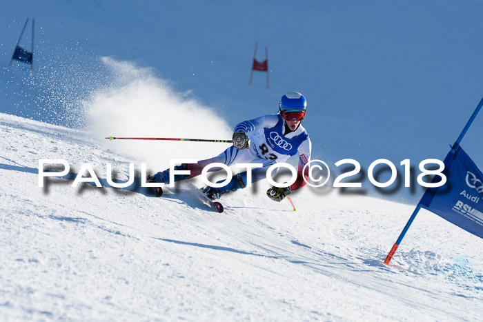 FIS Riesenslalom, Damen + Herren, Oberjoch, Bay. Jugendmeisterschaft, 14.02.2018