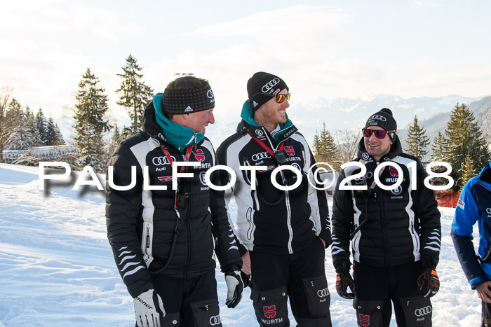 FIS Riesenslalom, Damen + Herren, Oberjoch, Bay. Jugendmeisterschaft, 14.02.2018