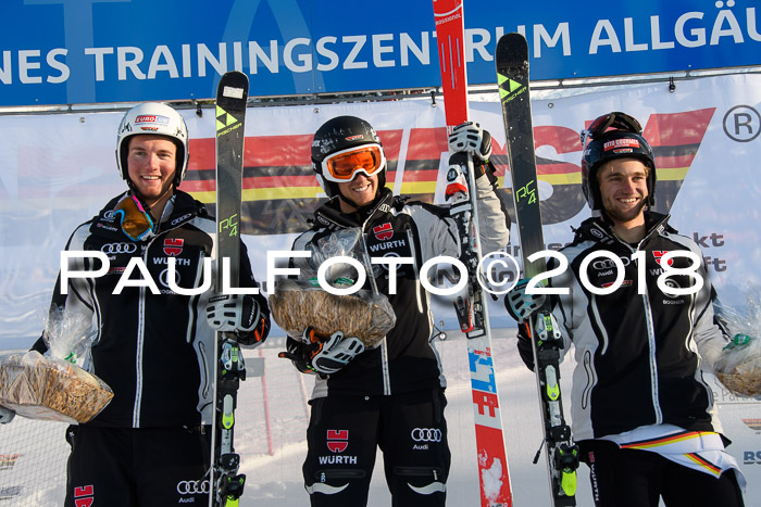 FIS Riesenslalom, Damen + Herren, Oberjoch, Bay. Jugendmeisterschaft, 14.02.2018