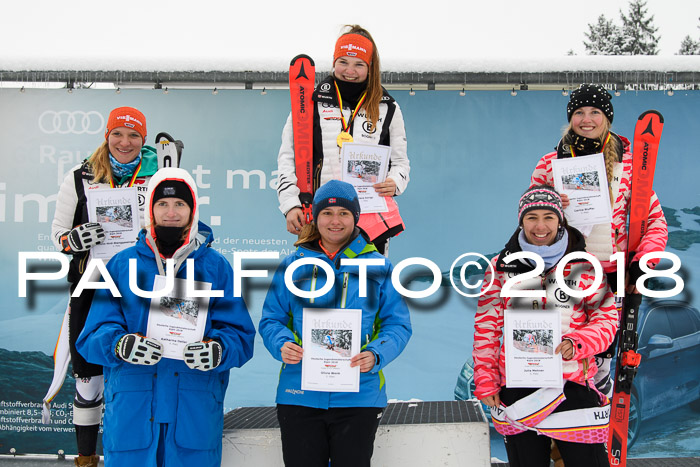 Int. FIS Rennen + NJC Damen, SG, Götschen, 22.02.2018