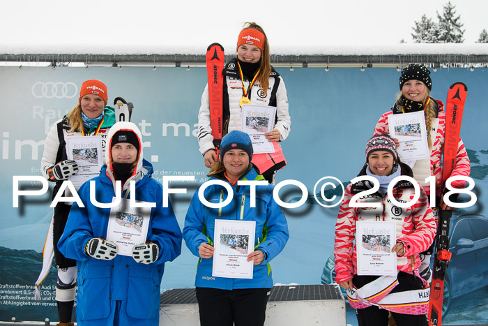 Int. FIS Rennen + NJC Damen, SG, Götschen, 22.02.2018