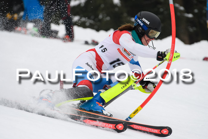 FIS Slalom Damen + Herren 23.02.2018