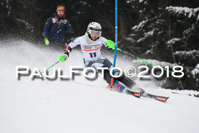 FIS Slalom Damen + Herren 23.02.2018