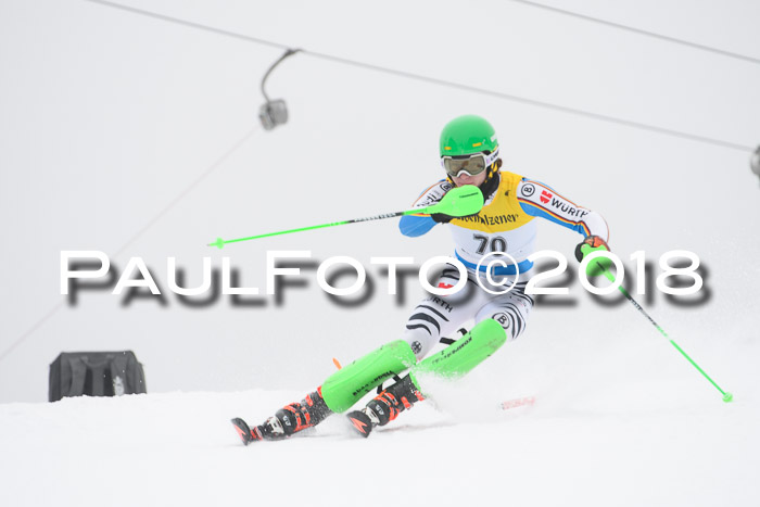 FIS Slalom Damen + Herren 23.02.2018