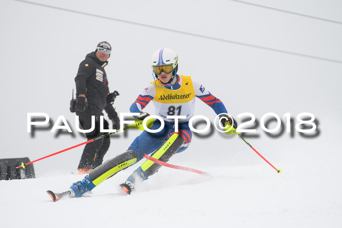 FIS Slalom Damen + Herren 23.02.2018