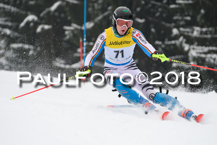 FIS Slalom Damen + Herren 23.02.2018