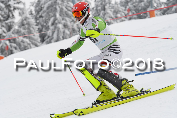 FIS Alpine Kombi 2x Slalom Herren 26.02.2018