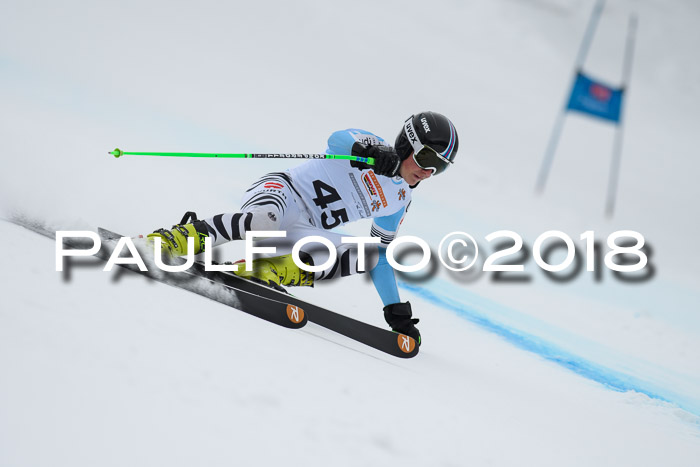 DSV Schülercup Finale Super-G, Dt. Schülermeisterschaft 01.03.2018