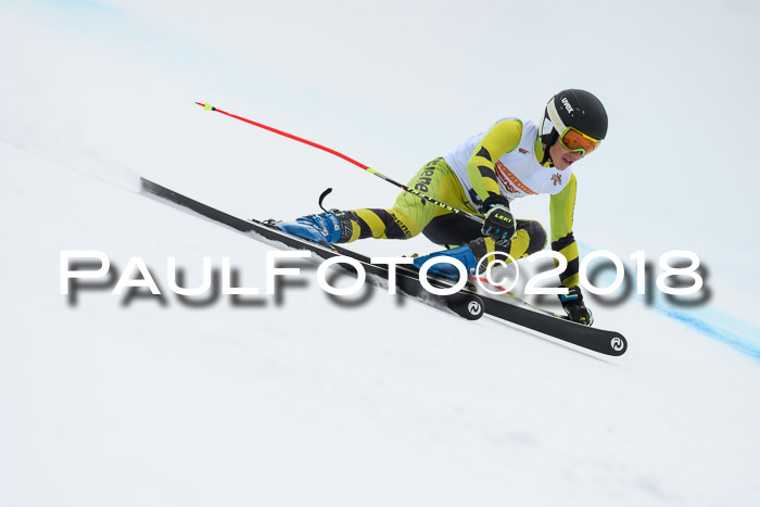 DSV Schülercup Finale Super-G, Dt. Schülermeisterschaft 01.03.2018