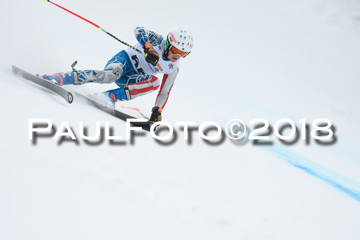 DSV Schülercup Finale Super-G, Dt. Schülermeisterschaft 01.03.2018