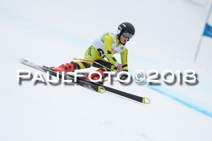 DSV Schülercup Finale Super-G, Dt. Schülermeisterschaft 01.03.2018