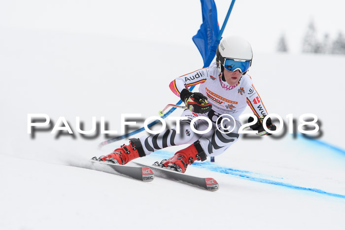 DSV Schülercup Finale Super-G, Dt. Schülermeisterschaft 01.03.2018