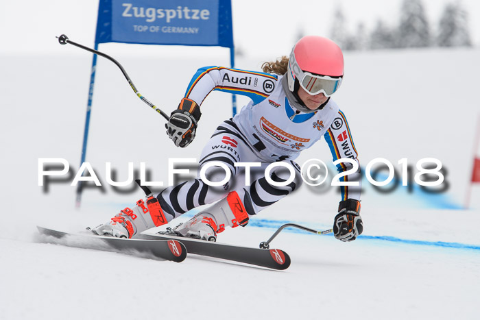 DSV Schülercup Finale Super-G, Dt. Schülermeisterschaft 01.03.2018