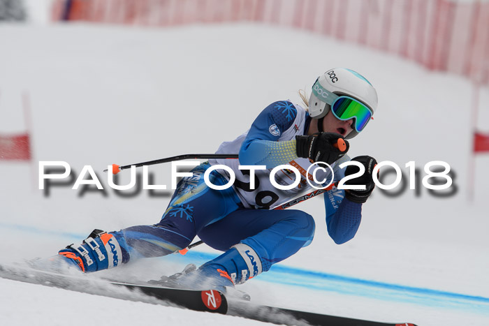 DSV Schülercup Finale Super-G, Dt. Schülermeisterschaft 01.03.2018