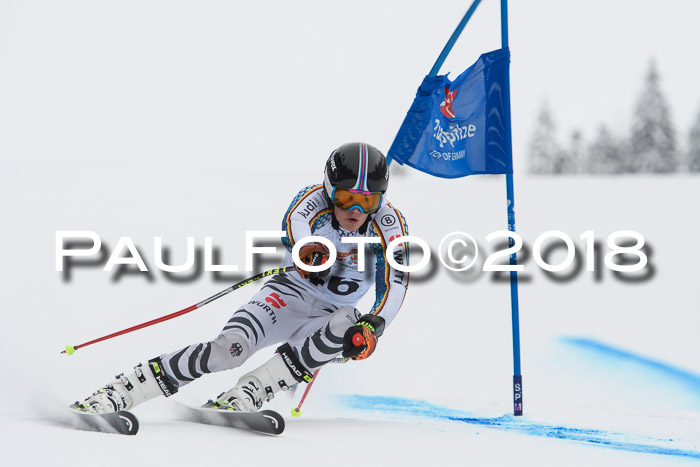 DSV Schülercup Finale Super-G, Dt. Schülermeisterschaft 01.03.2018