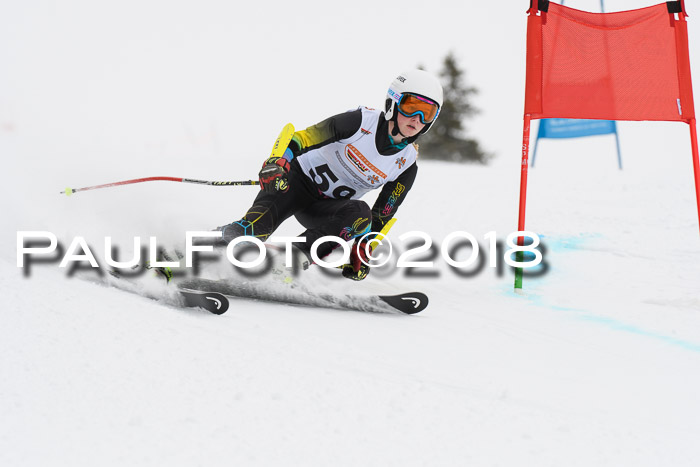 Dt. Schülercup U14 Finale, Riesenslalom, 03.03.2018