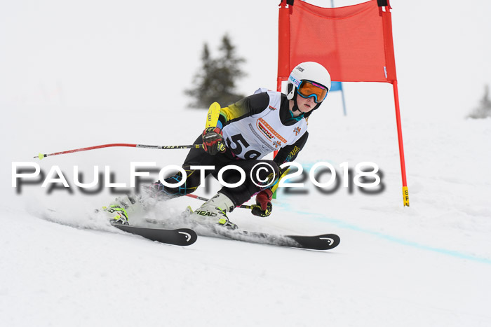 Dt. Schülercup U14 Finale, Riesenslalom, 03.03.2018