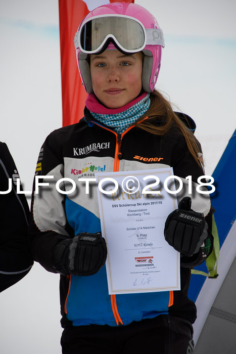 Dt. Schülercup U14 Finale, Riesenslalom, 03.03.2018