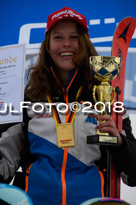 Dt. Schülercup U14 Finale, Riesenslalom, 03.03.2018