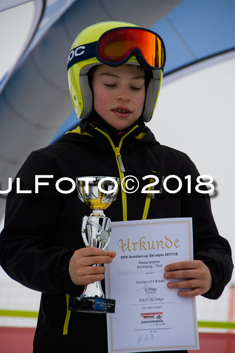 Dt. Schülercup U14 Finale, Riesenslalom, 03.03.2018