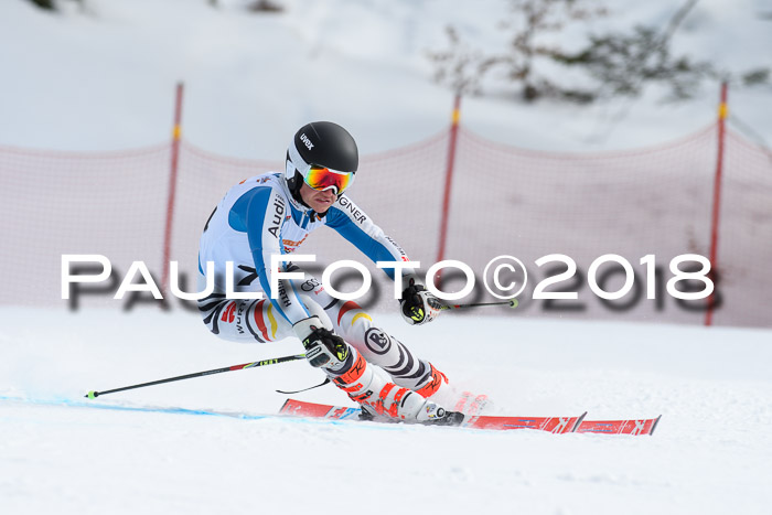 Dt. Schülercup U16 Finale, Riesenslalom, 03.03.2018