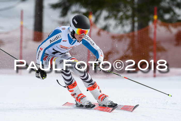 Dt. Schülercup U16 Finale, Riesenslalom, 03.03.2018