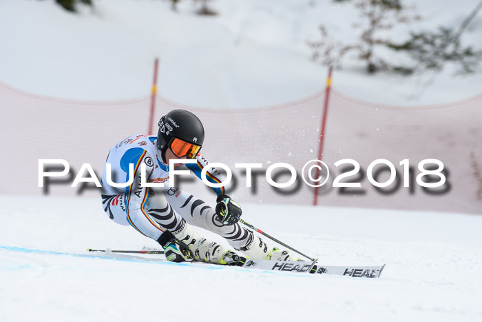 Dt. Schülercup U16 Finale, Riesenslalom, 03.03.2018