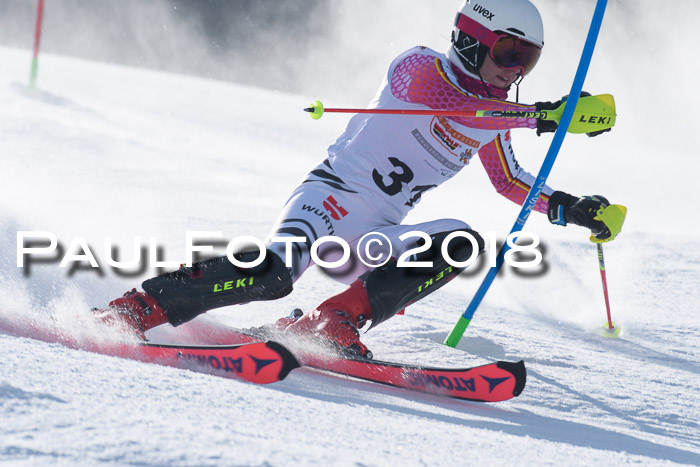 Dt. Schülercup U16 Finale, Slalom, 03.03.2018