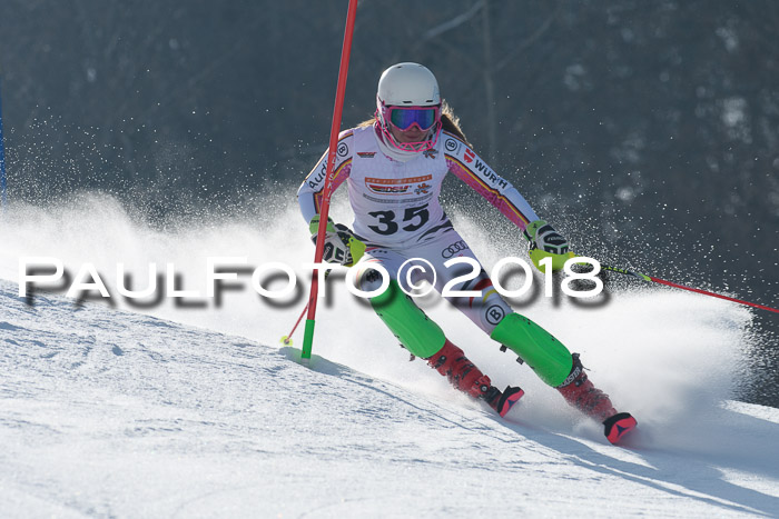 Dt. Schülercup U16 Finale, Slalom, 03.03.2018