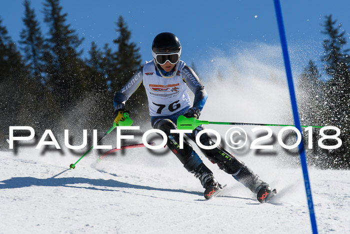 Dt. Schülercup U14 Finale, Slalom, 04.03.2018