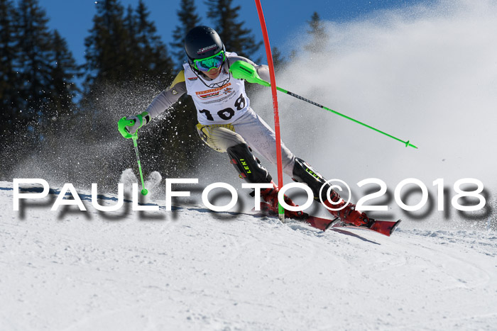 Dt. Schülercup U14 Finale, Slalom, 04.03.2018