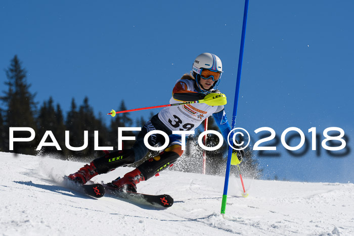 Dt. Schülercup U14 Finale, Slalom, 04.03.2018