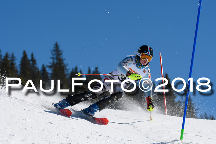 Dt. Schülercup U14 Finale, Slalom, 04.03.2018