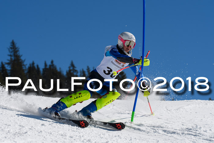 Dt. Schülercup U14 Finale, Slalom, 04.03.2018