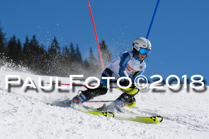 Dt. Schülercup U14 Finale, Slalom, 04.03.2018