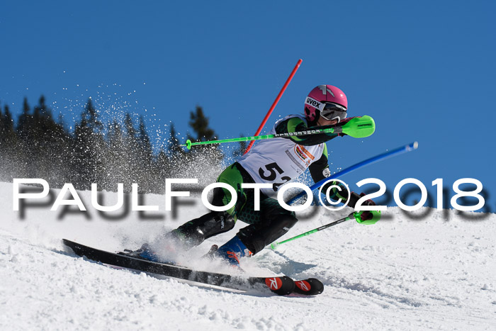 Dt. Schülercup U14 Finale, Slalom, 04.03.2018