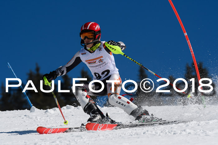 Dt. Schülercup U14 Finale, Slalom, 04.03.2018