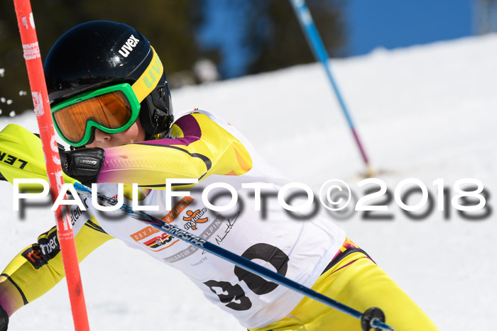 Dt. Schülercup U14 Finale, Slalom, 04.03.2018